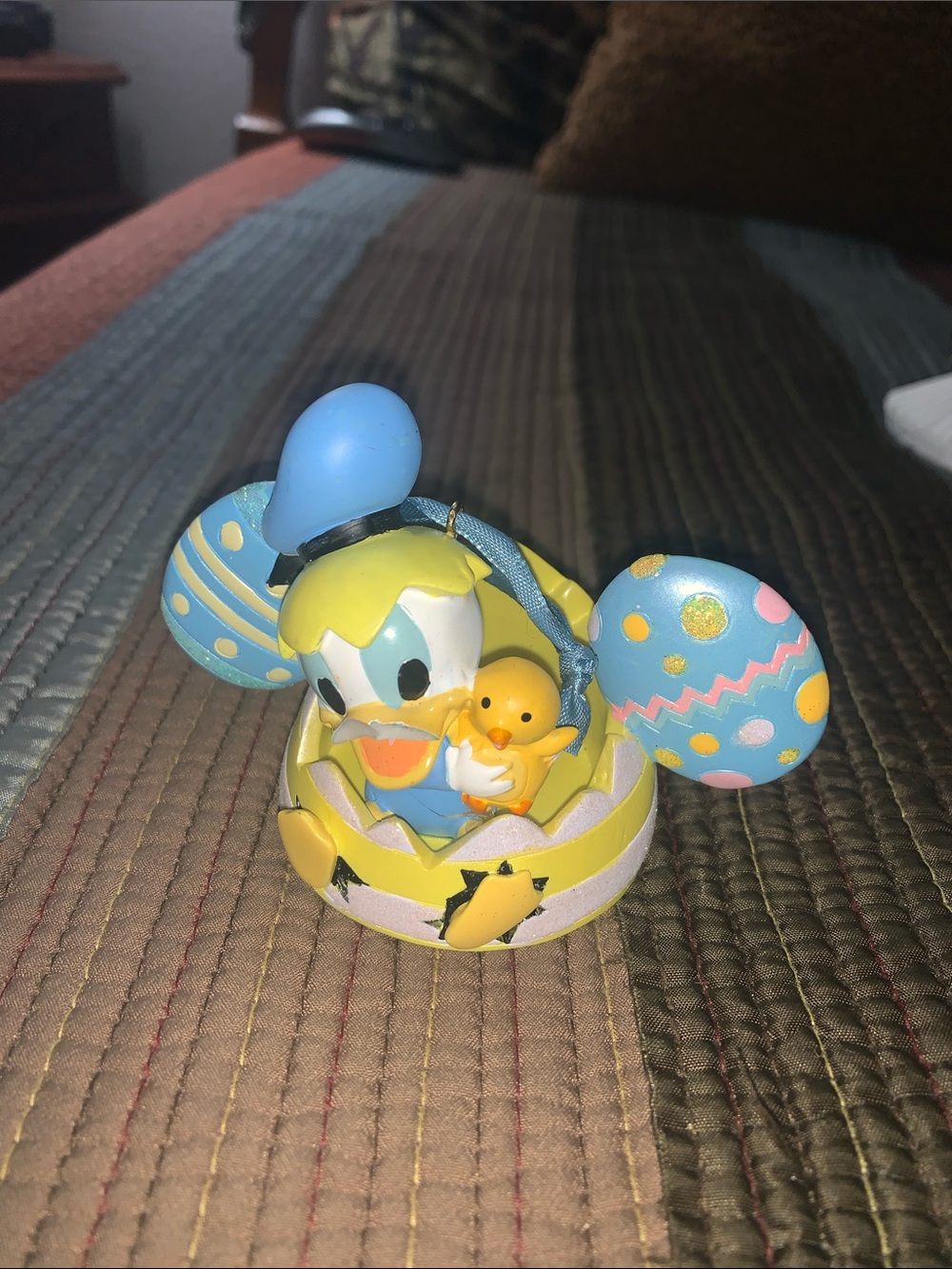Disney Donald Duck w chick Easter Ears
Signed